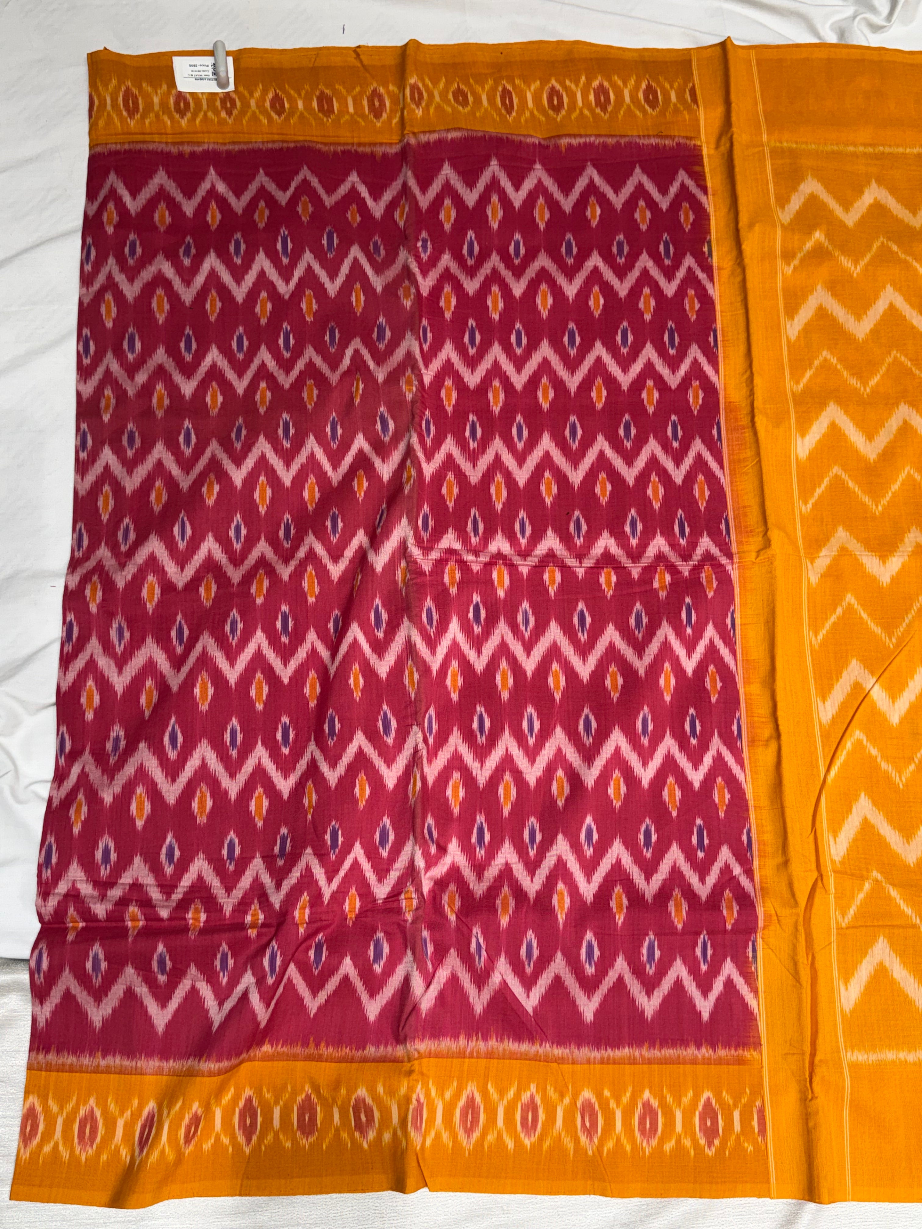Pochampally Ikkat Cotton Saree