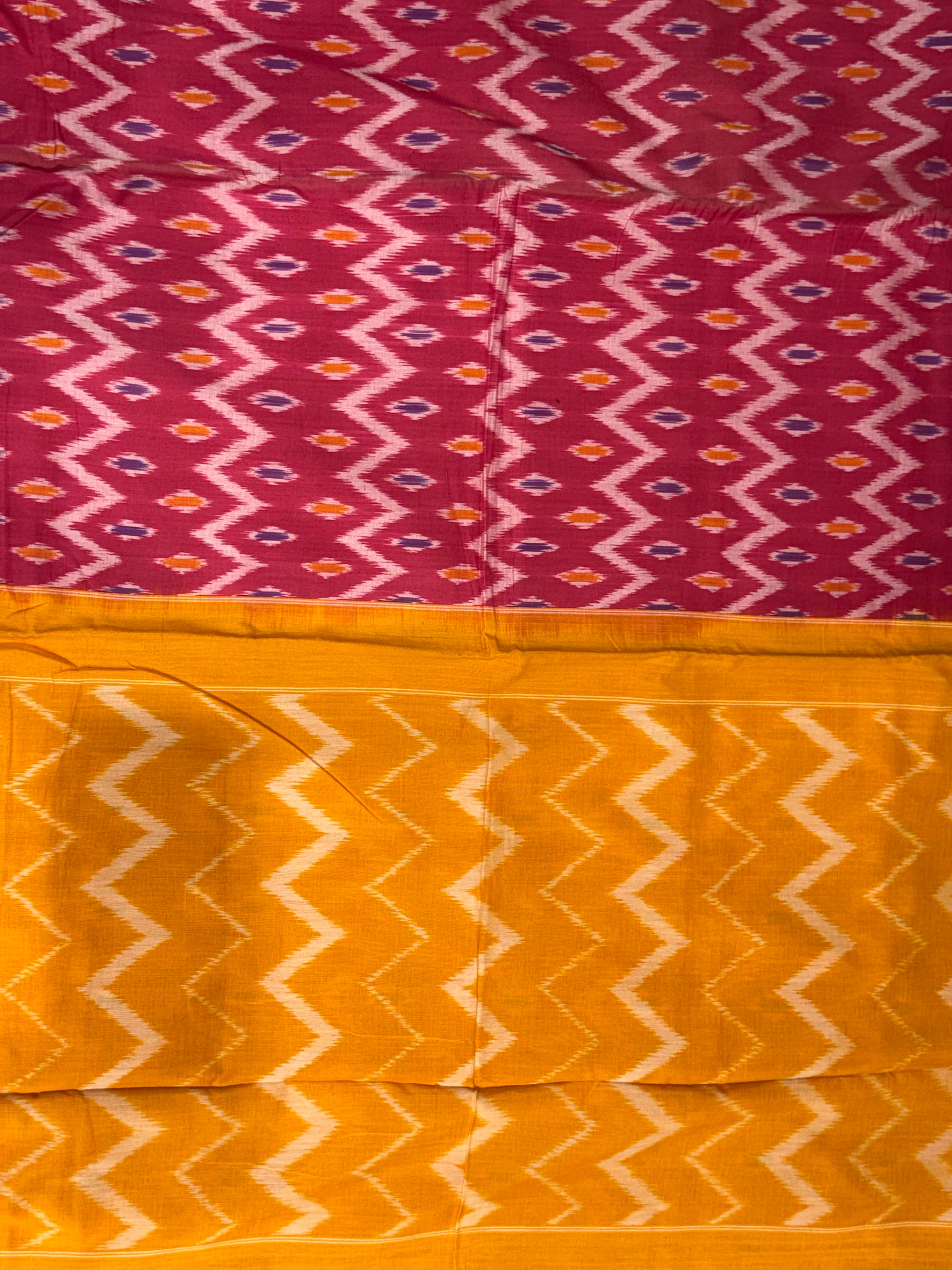Pochampally Ikkat Cotton Saree