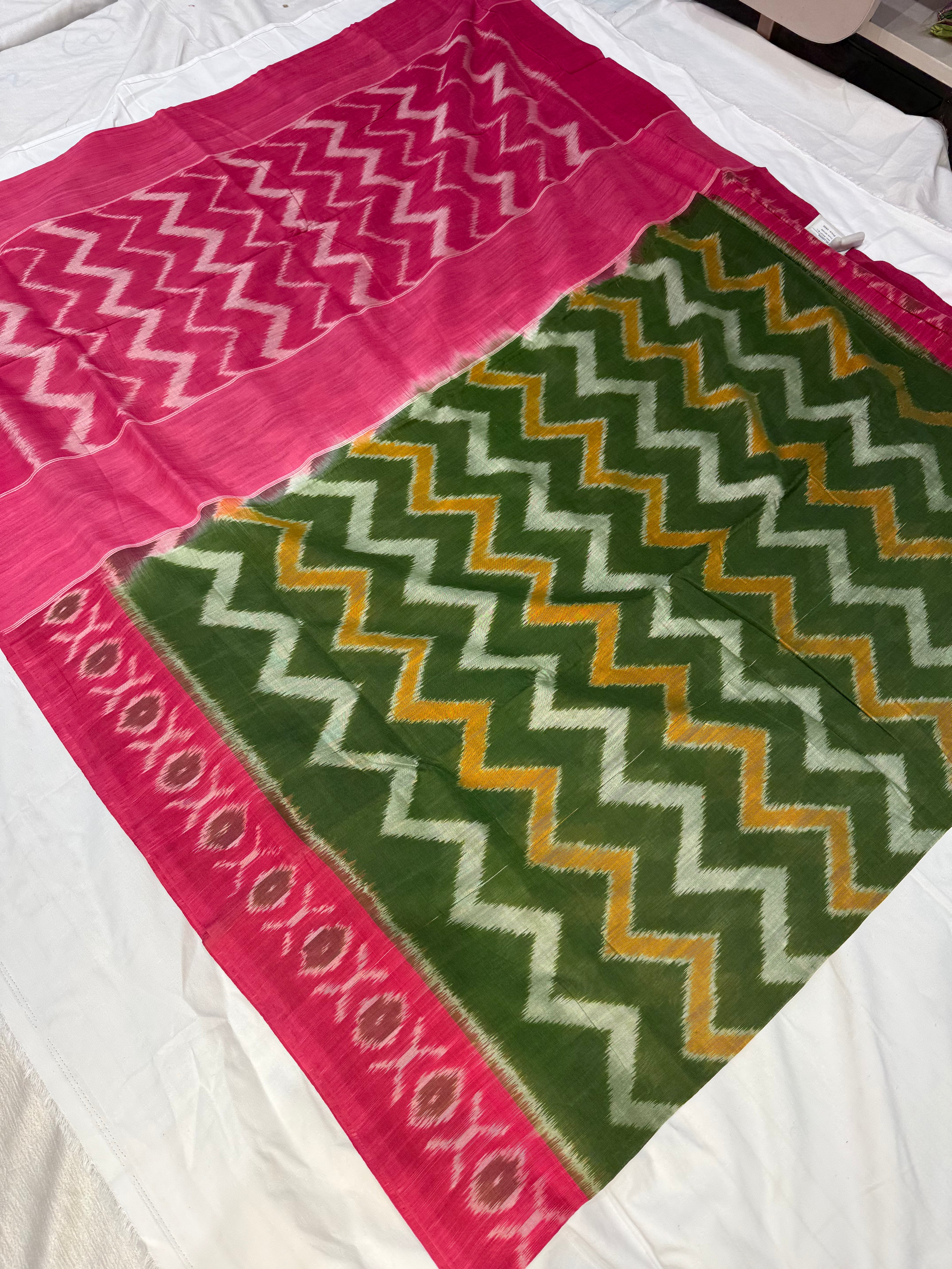 Pochampally Ikkat Cotton Saree