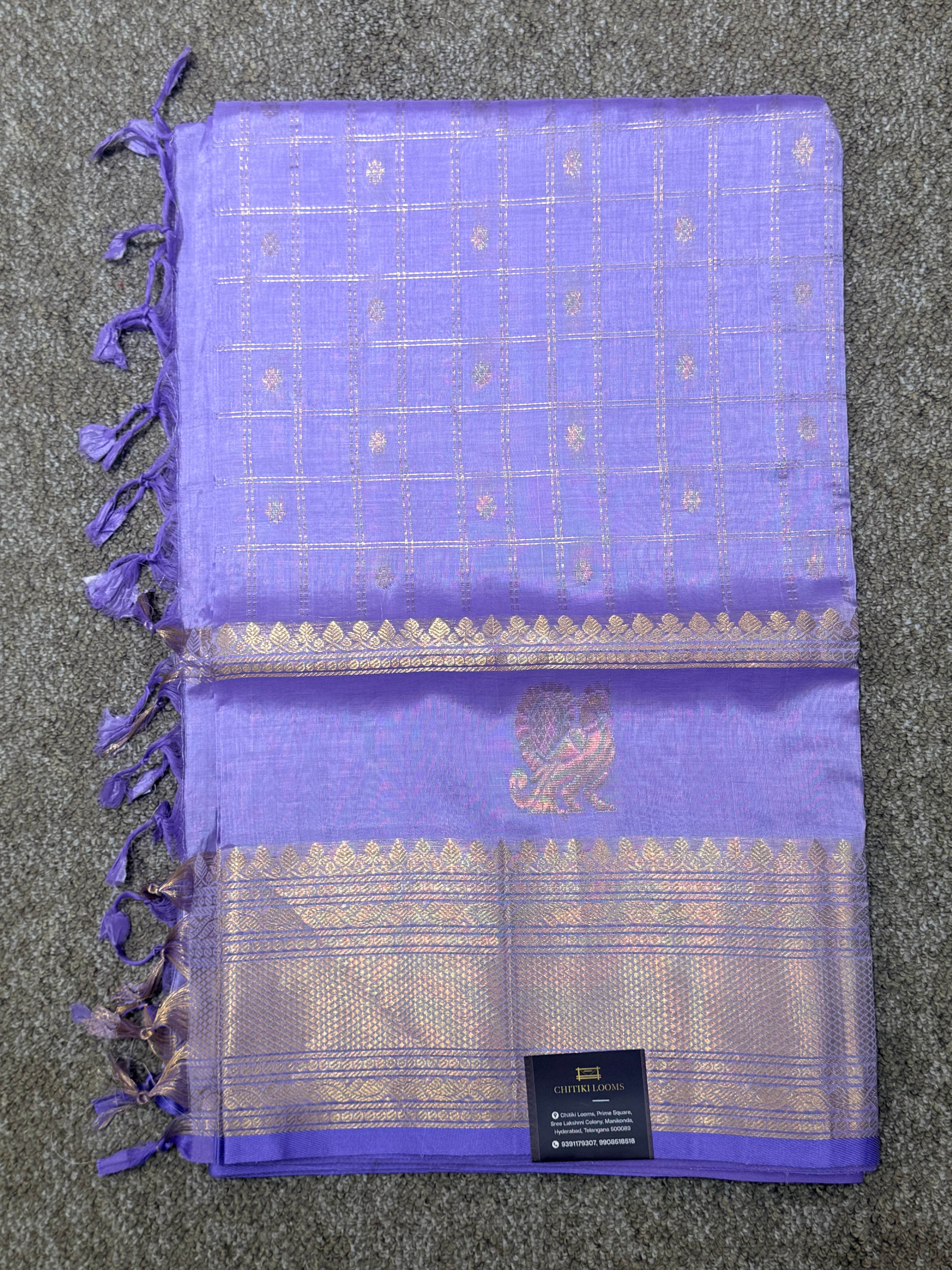 Mangalgiri Pattu Saree (Checks)