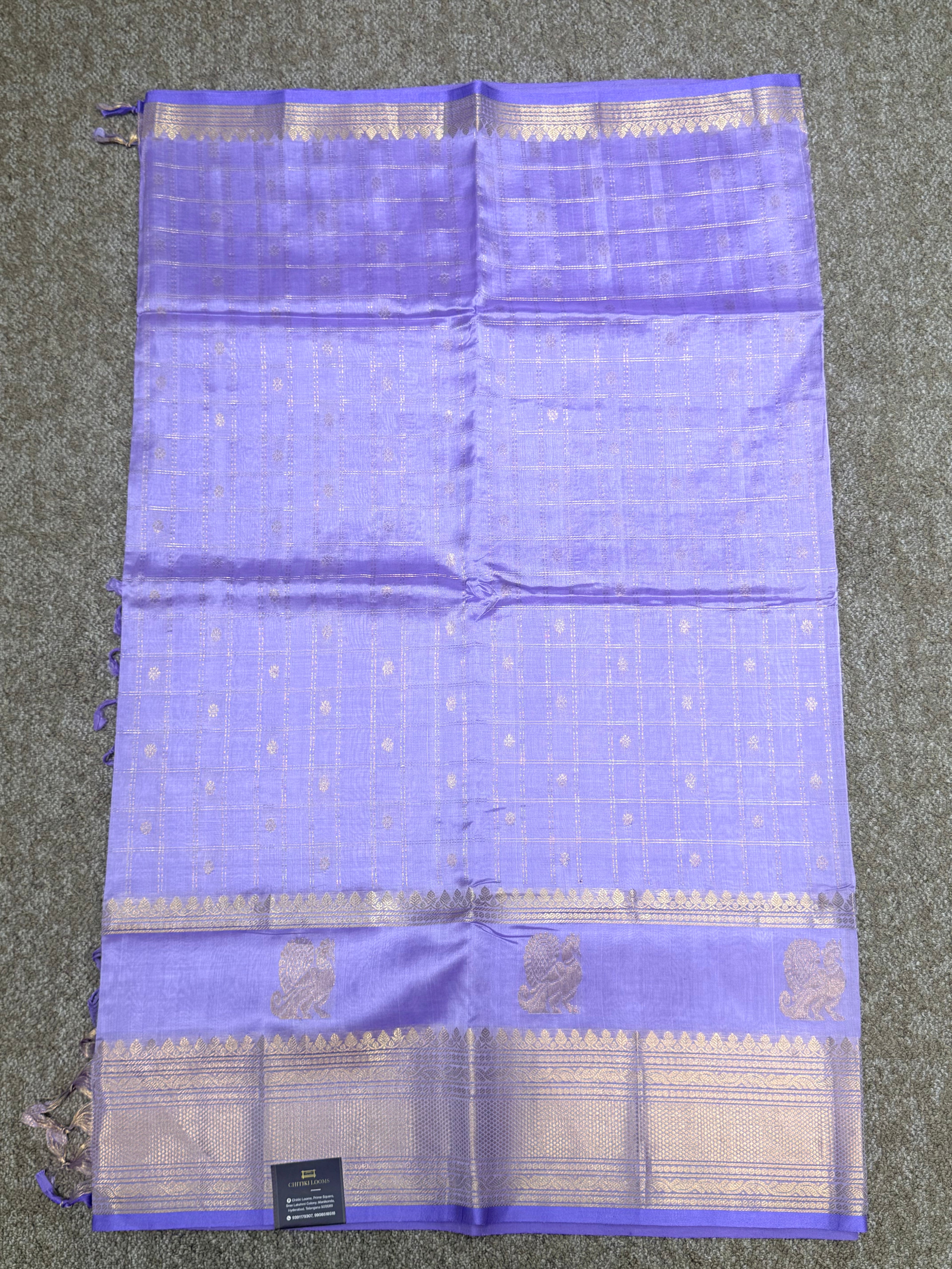 Mangalgiri Pattu Saree (Checks)