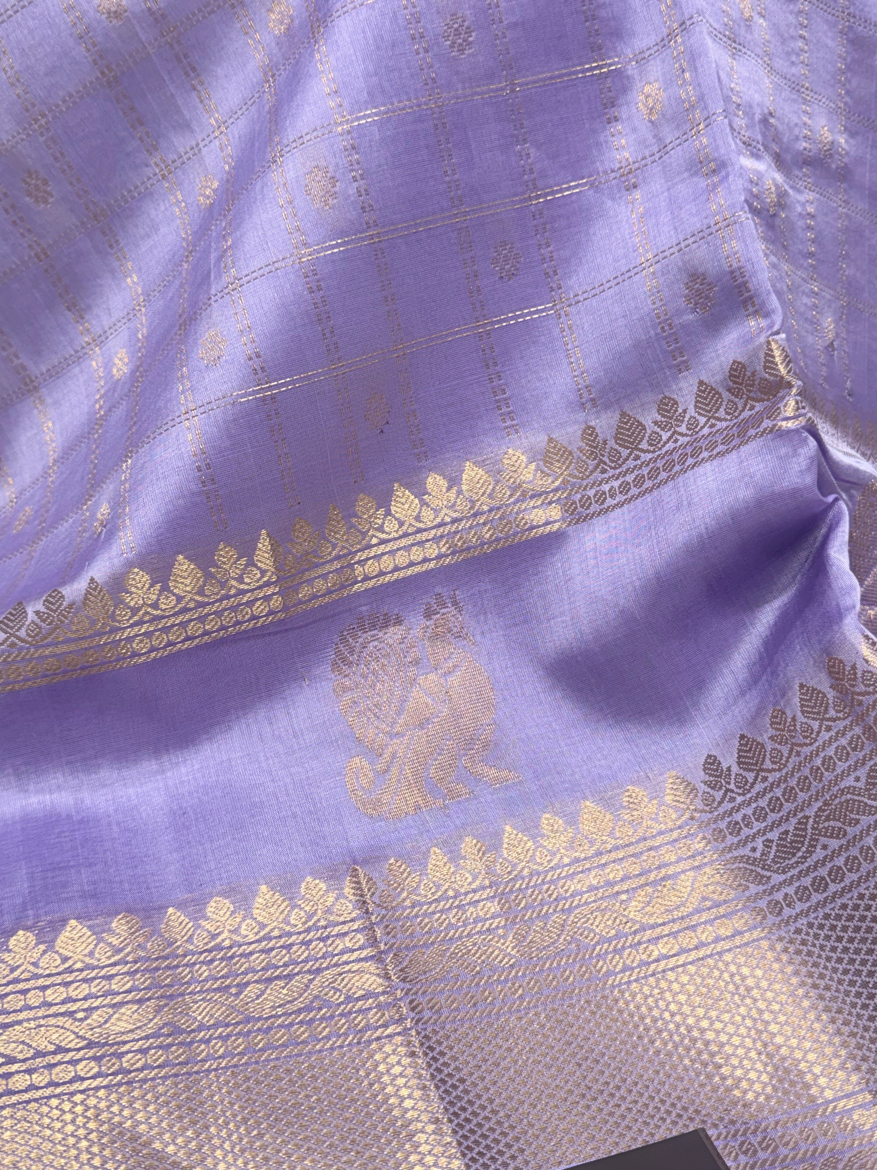 Mangalgiri Pattu Saree (Checks)