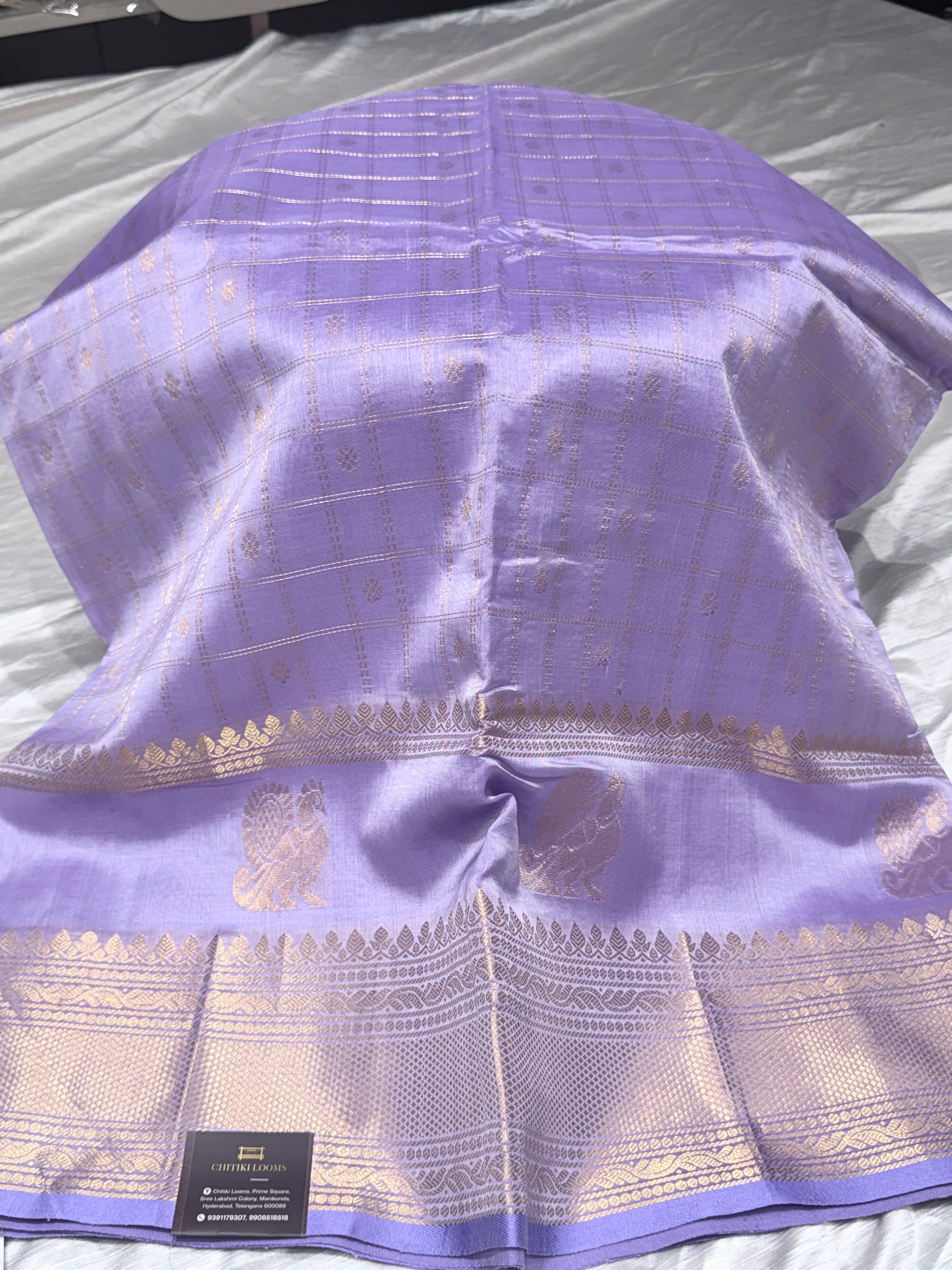 Mangalgiri Pattu Saree (Checks)