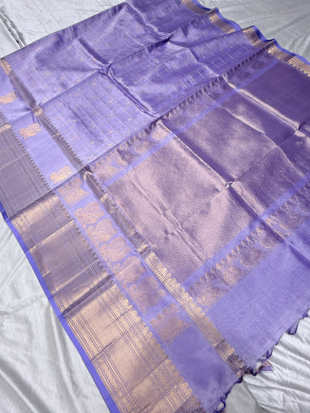 Mangalgiri Pattu Saree (Checks)