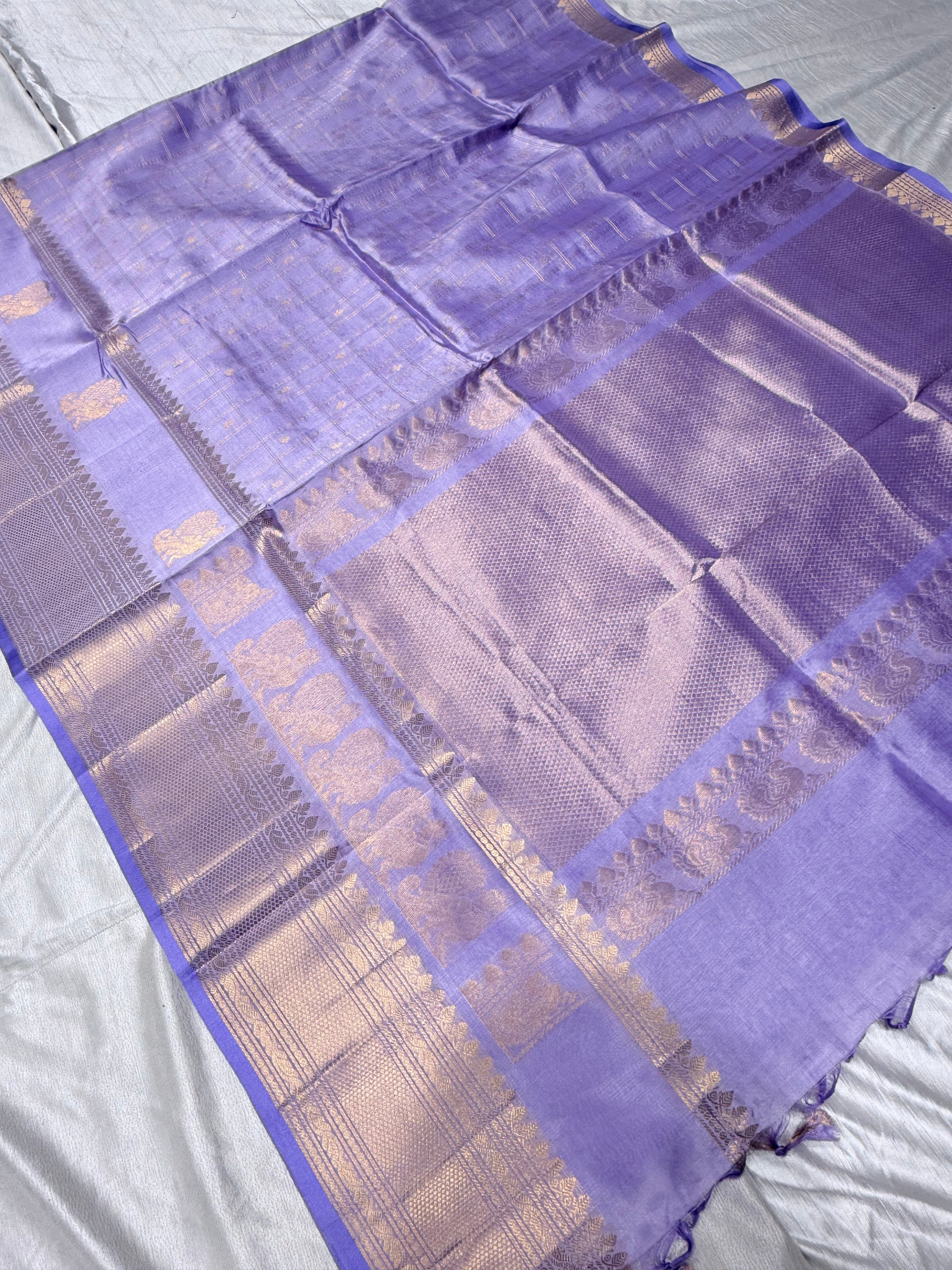 Mangalgiri Pattu Saree (Checks)
