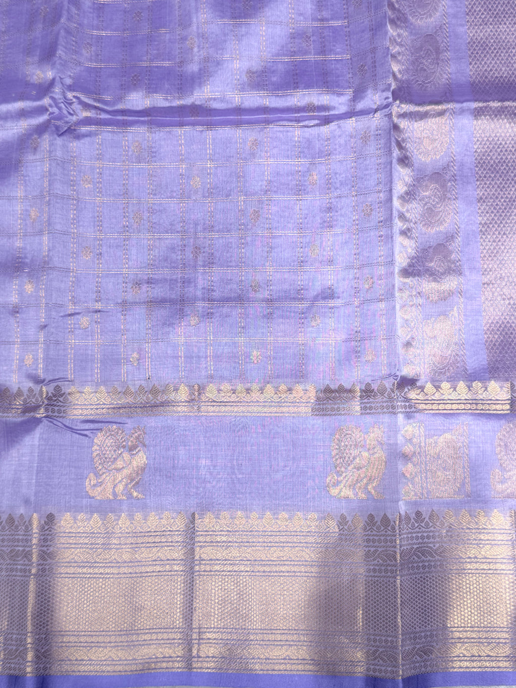 Mangalgiri Pattu Saree (Checks)