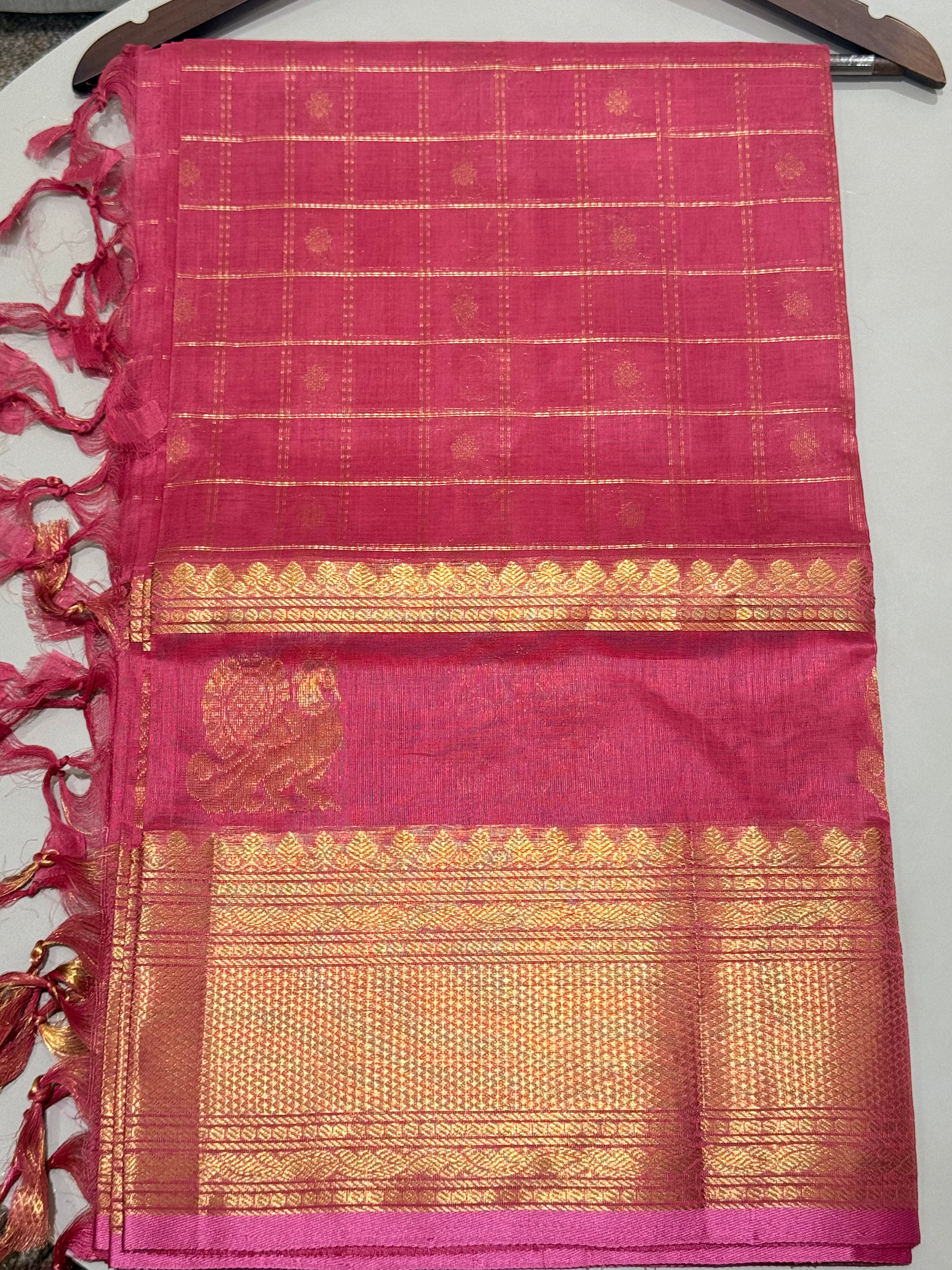 Mangalgiri Pattu Saree (Checks)